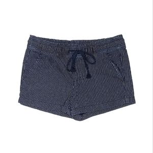 LOFT | Cotton Pinstripe Shorts with Drawstring | Size S
